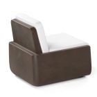 Outdoor-Sessel aus Polyethylen mit Stoffkissen, hergestellt in Italien – Belida Viadurini