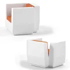 Outdoor-Sessel aus Polyethylen mit Kissen Made in Italy - Chiabotto Viadurini