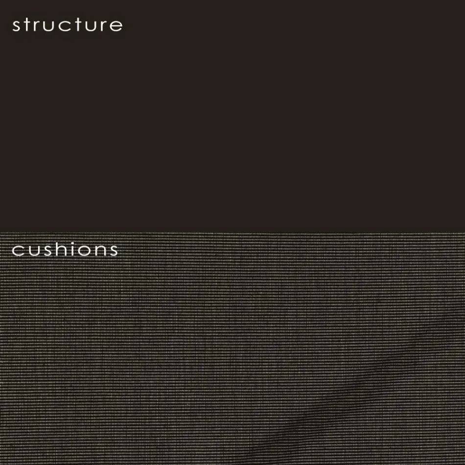 Outdoor-Sessel aus Polyethylen mit Kissen Made in Italy - Freccia Viadurini