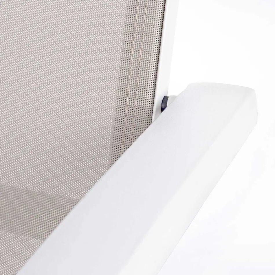 Liegender Outdoor-Sessel mit Aluminiumstruktur, Homemotion – Ursula Viadurini