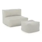 Outdoor-Sessel mit abnehmbarem Stoffbezug, Homemotion – Lydia Viadurini