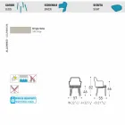 Design Varaschin Emma Außensessel aus Aluminium und Stoff Viadurini