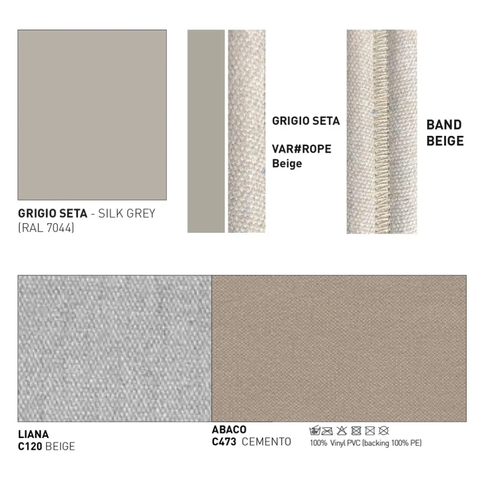 Gartensessel aus Aluminium Made in Italy - Emmacross von Varaschin Viadurini