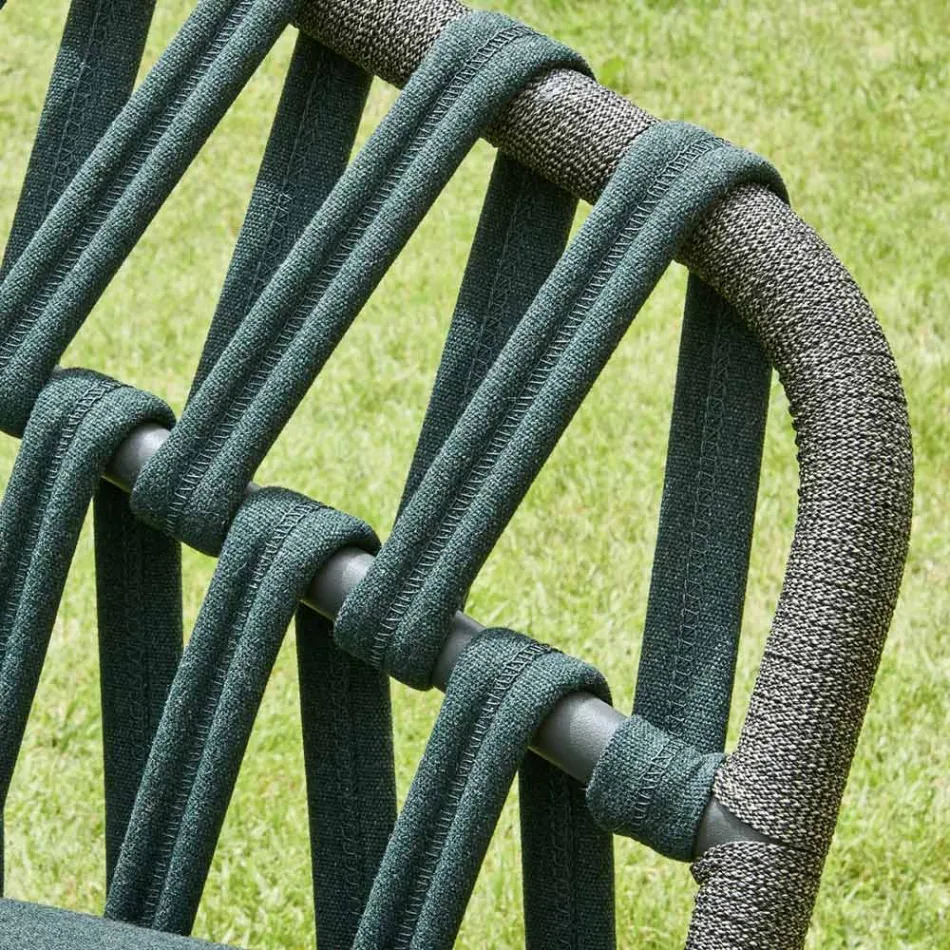 Gartensessel aus Aluminium Made in Italy - Emmacross von Varaschin Viadurini