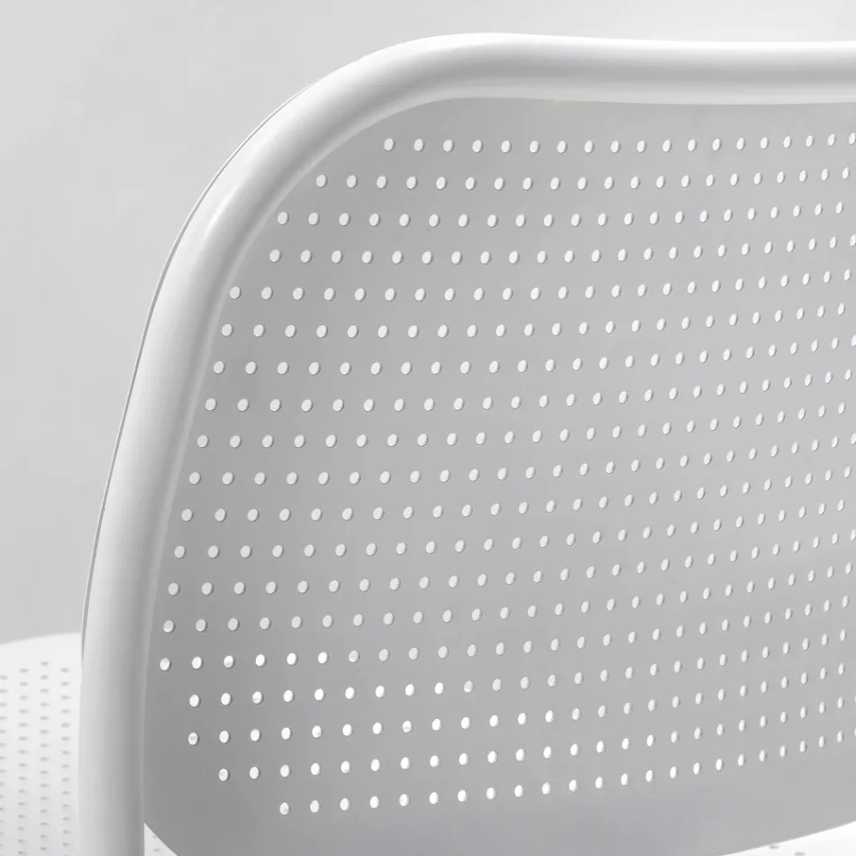 Gartensessel aus lackiertem Metall Made in Italy 2 Stück - Synergy Viadurini