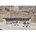 Gartensessel aus Polyethylen und Stoff Made in Italy - Freccia Viadurini