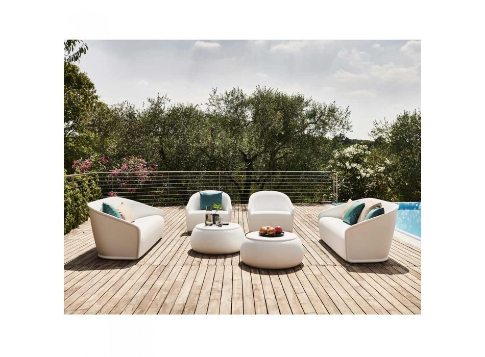 Gartensessel aus Polyethylen Made in Italy Modernes Design - Juli Viadurini