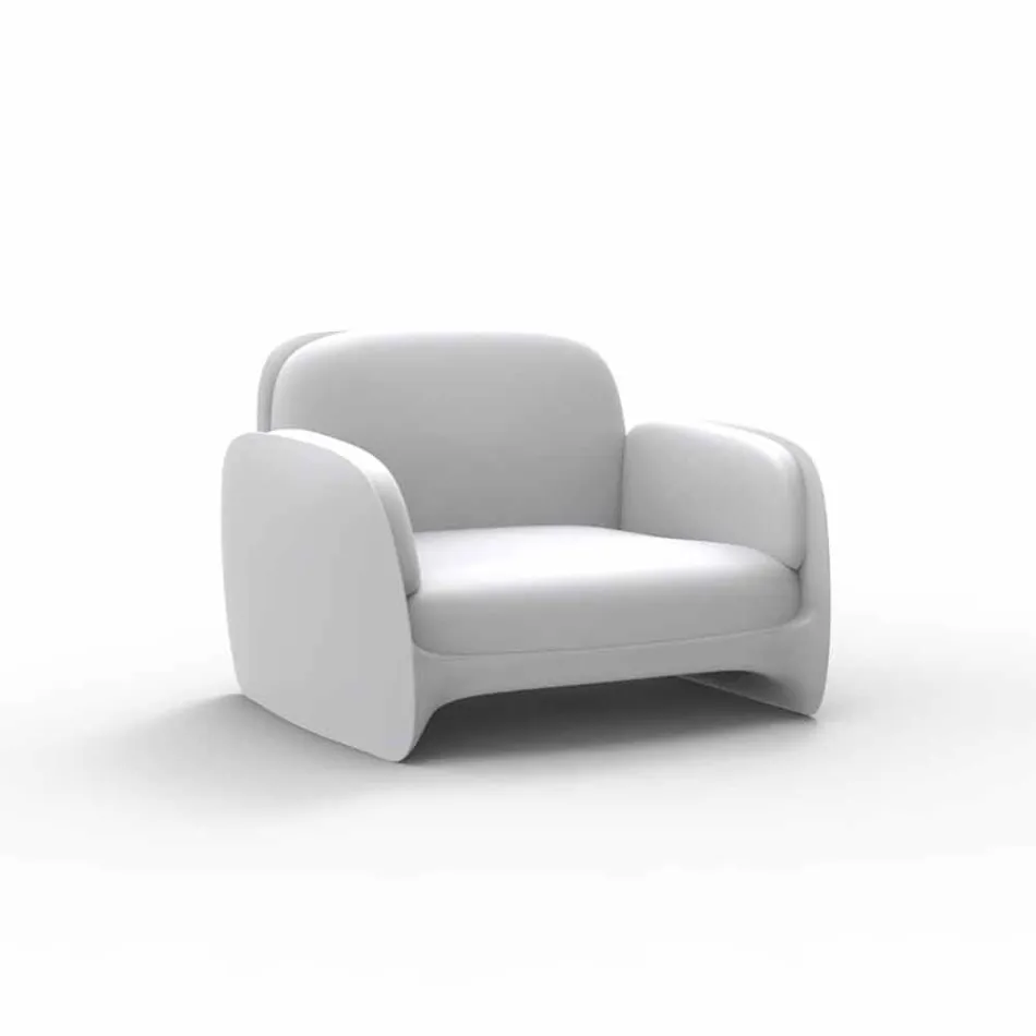 Pezzettina by Vondom Gartensessel aus Polyethylen, Design Viadurini