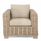 Homemotion Innen- / Außendesign Rattan Garden Armchair - Ceara Viadurini