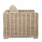 Homemotion Innen- / Außendesign Rattan Garden Armchair - Ceara Viadurini