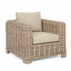 Homemotion Innen- / Außendesign Rattan Garden Armchair - Ceara Viadurini