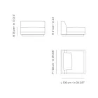 Gartensessel aus Stoff Made in Italy - Rubik Viadurini