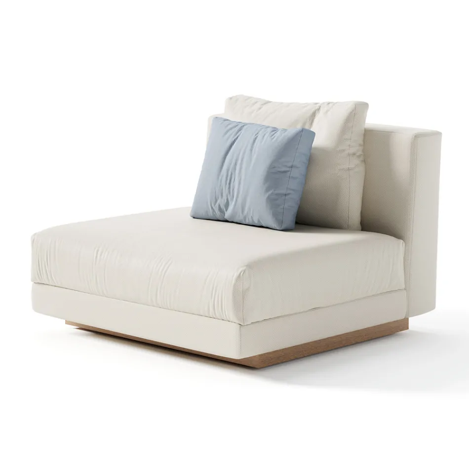 Gartensessel aus Stoff Made in Italy - Rubik Viadurini