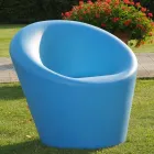 Gartensessel aus Fluo und farbigem Polyethylen Made in Italy - Colores Viadurini