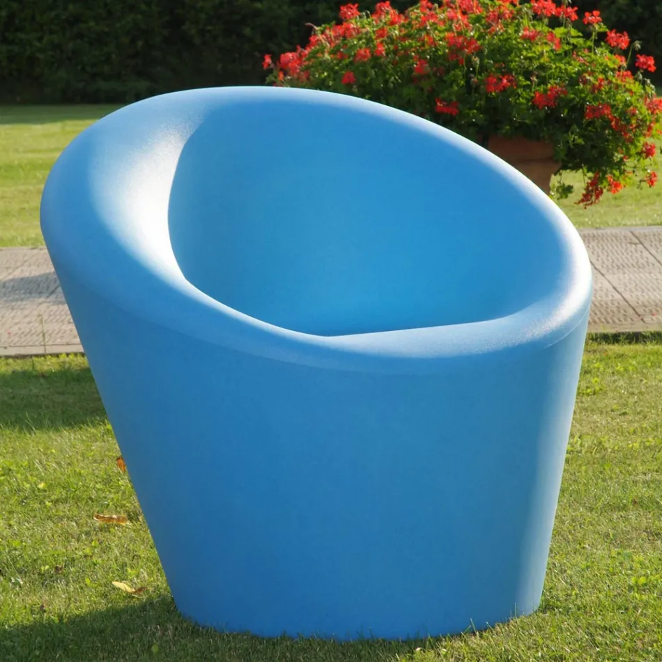 Gartensessel aus Fluo und farbigem Polyethylen Made in Italy - Colores Viadurini