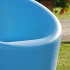 Gartensessel aus Fluo und farbigem Polyethylen Made in Italy - Colores Viadurini