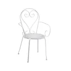 Gartenstuhl ganz aus Metall - Archiv Viadurini