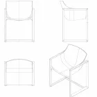 Gartensessel WallStreet Vondom aus Polypropylen und Glasfaser Viadurini