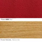 Wohnzimmersessel mit Fußstütze aus Leder und Holz Made in Italy - Butterfly Viadurini