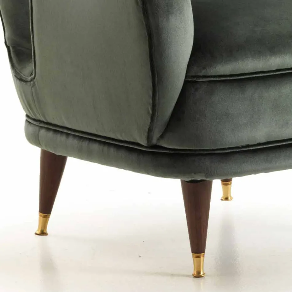 Loungesessel im klassischen Design, L78xP75cm, Benny Viadurini