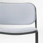 Wohnzimmersessel aus Stoff und Metall Made in Italy 2 Stück - Sangria Viadurini