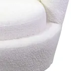 Wohnzimmersessel aus Metall und Stoff - Kulisse Viadurini