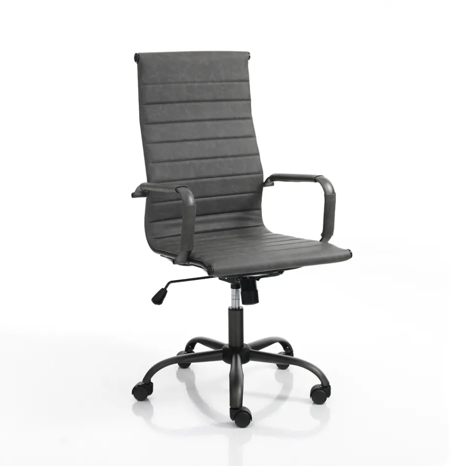 Bürosessel mit hoher oder niedriger Rückenlehne – Rubidio Viadurini