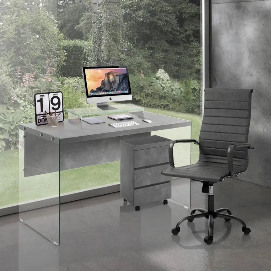 Bürosessel mit hoher oder niedriger Rückenlehne – Rubidio Viadurini