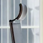 Ergonomischer Bürodrehstuhl mit Rollen und Kopfstütze - Gimiglia Viadurini