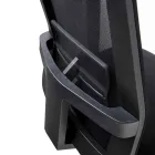 Drehbarer Büro-Sessel mit Gaslift aus technischem Stoff und Netz - Büro Viadurini