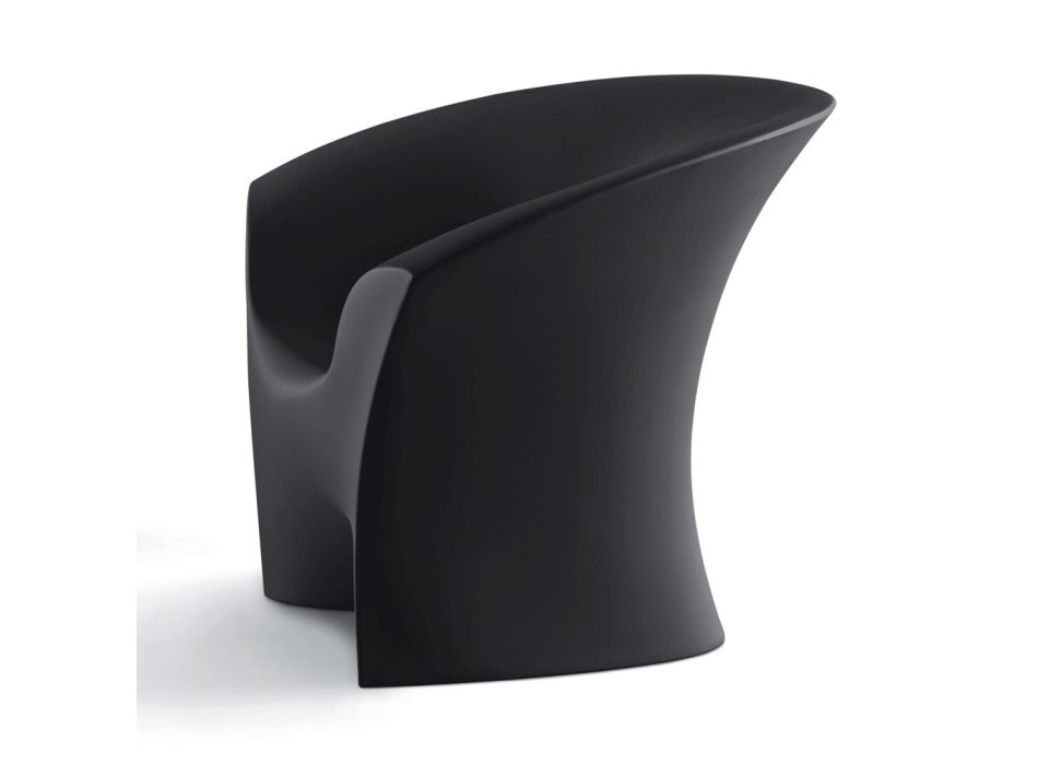 Outdoor-Design-Sessel aus mattem oder lackiertem Polyethylen, hergestellt in Italien – Conda Viadurini