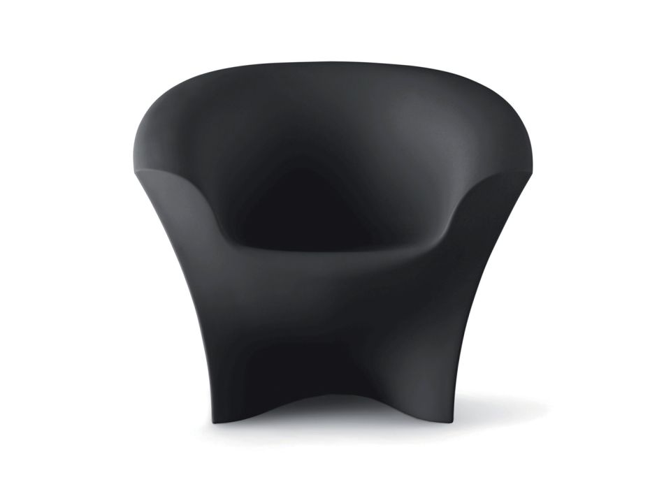 Outdoor-Design-Sessel aus mattem oder lackiertem Polyethylen, hergestellt in Italien – Conda Viadurini
