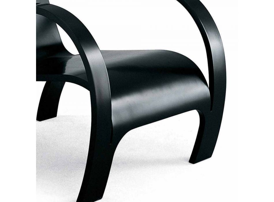 Design-Sessel aus schwarzem Sperrholz oder Birke Made in Italy - Galatea Viadurini