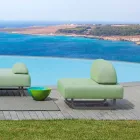 Outdoor Design Sessel aus Metall und Stoff Made in Italy - Selia Viadurini