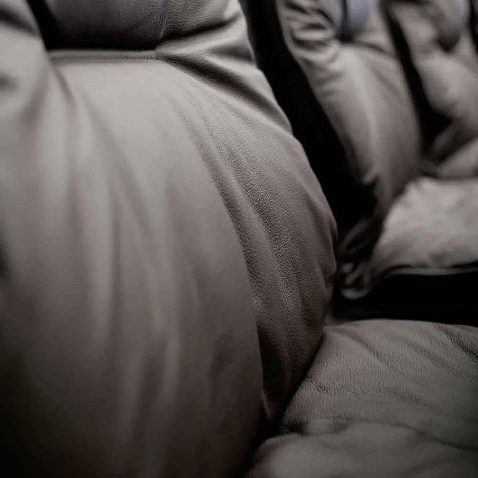 Directional Design Kunstledersessel made in Italy Gemma Viadurini