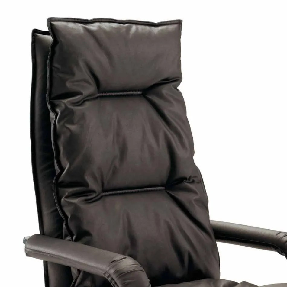 Directional Design Kunstledersessel made in Italy Gemma Viadurini