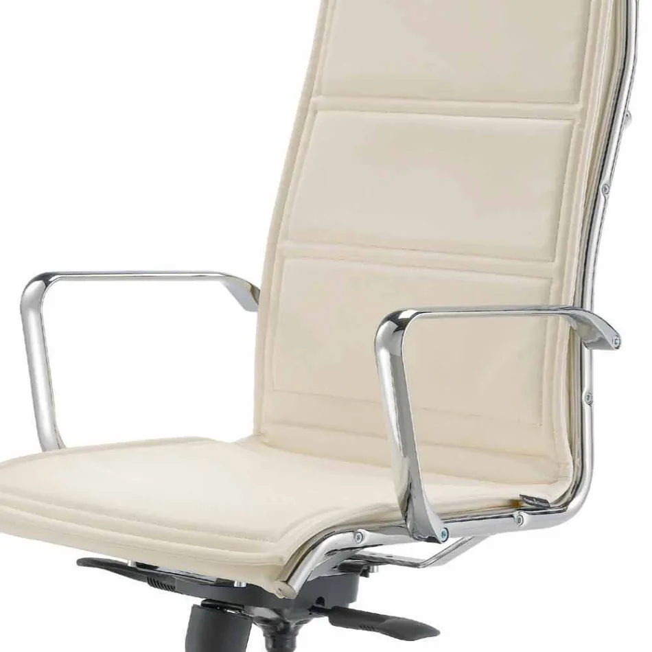 Directional Bürostuhl Kuhhaut Blumenart Agata Viadurini