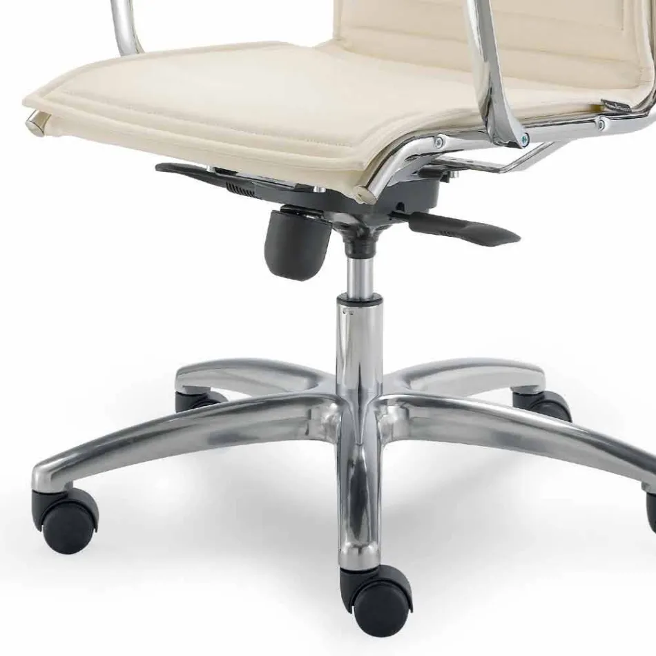 Directional Bürostuhl Kuhhaut Blumenart Agata Viadurini