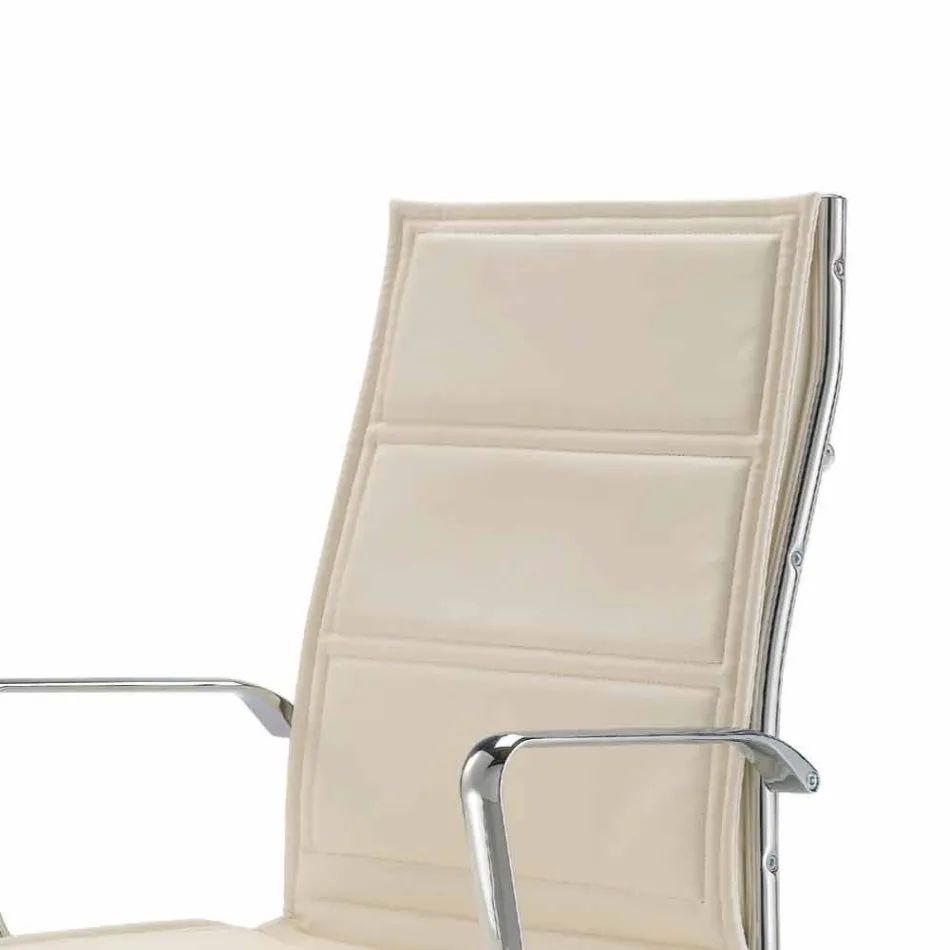 Directional Bürostuhl Kuhhaut Blumenart Agata Viadurini