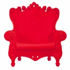 Farbiger, eleganter Sessel Slide Queen Of Love aus Polyethylen, hergestellt in Italien Viadurini
