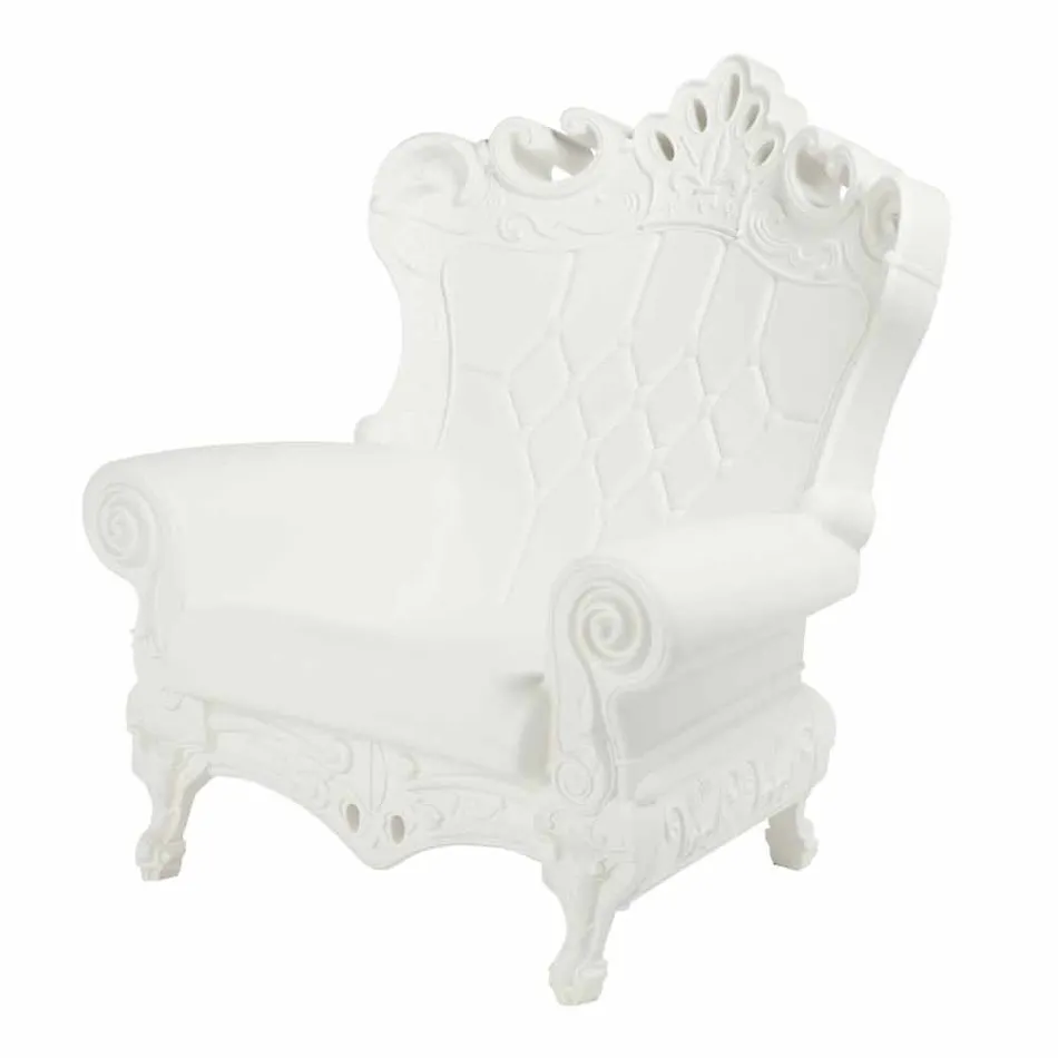 Farbiger, eleganter Sessel Slide Queen Of Love aus Polyethylen, hergestellt in Italien Viadurini