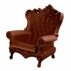 Farbiger, eleganter Sessel Slide Queen Of Love aus Polyethylen, hergestellt in Italien Viadurini