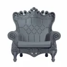 Farbiger, eleganter Sessel Slide Queen Of Love aus Polyethylen, hergestellt in Italien Viadurini