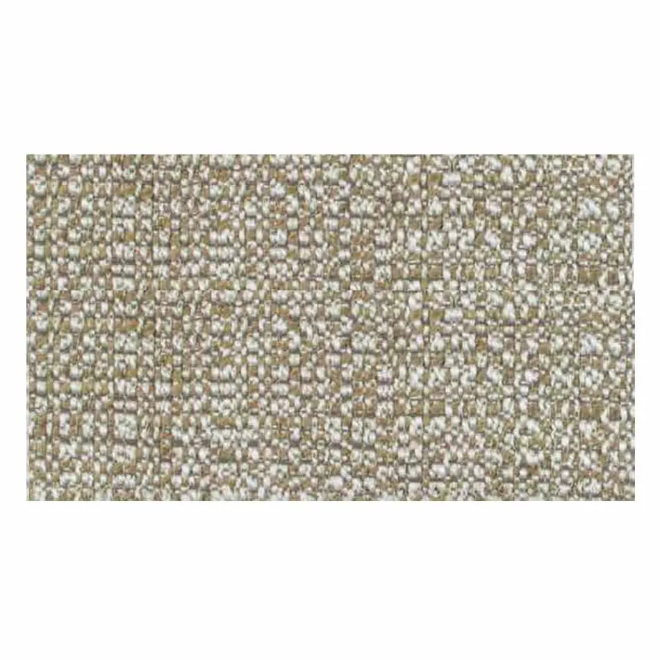 Stoffsessel mit drehbarer Basis aus Edelmetall Made in Italy - Papaya Viadurini