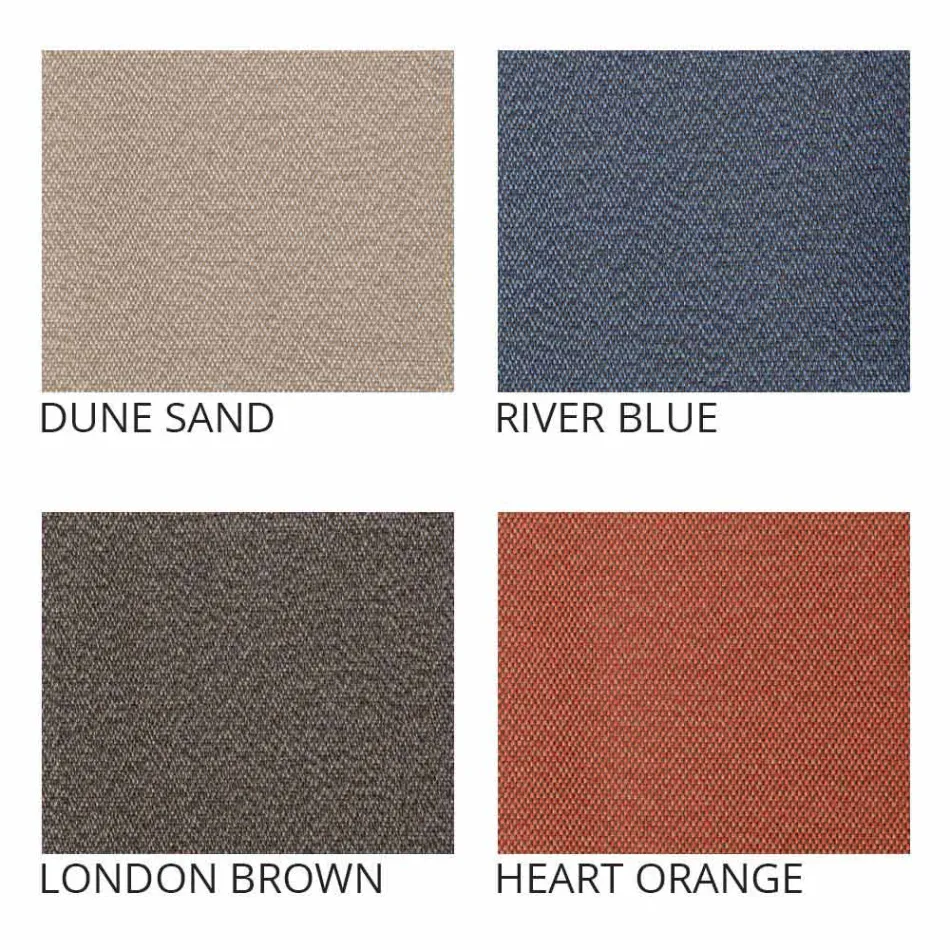 Lounge Chair mit wasserdichten Kissen, für Outdoor - Mara Slide Viadurini