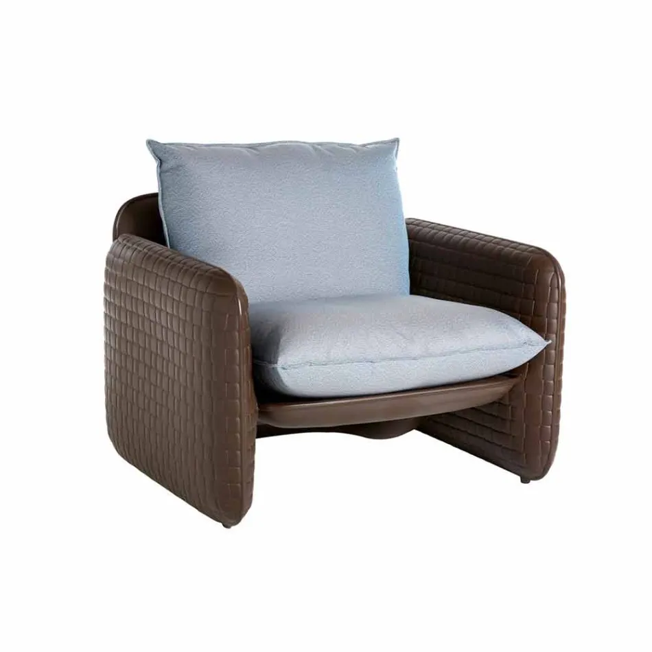Lounge Chair mit wasserdichten Kissen, für Outdoor - Mara Slide Viadurini