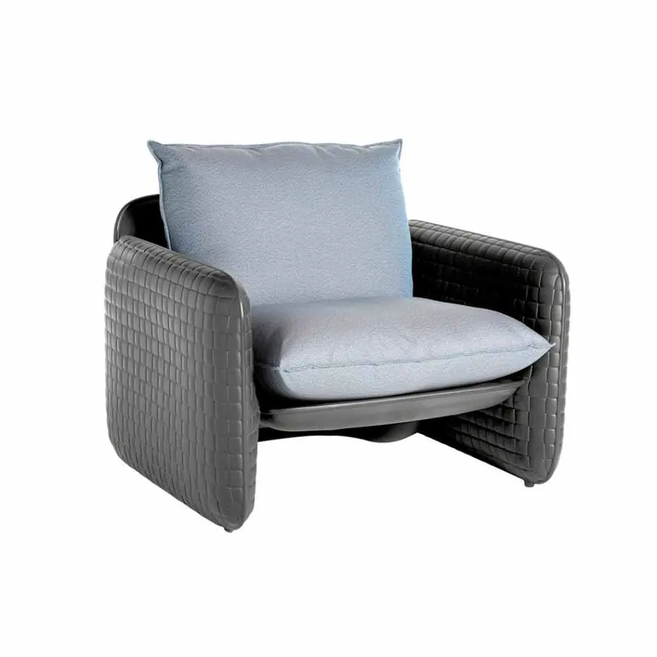 Lounge Chair mit wasserdichten Kissen, für Outdoor - Mara Slide Viadurini
