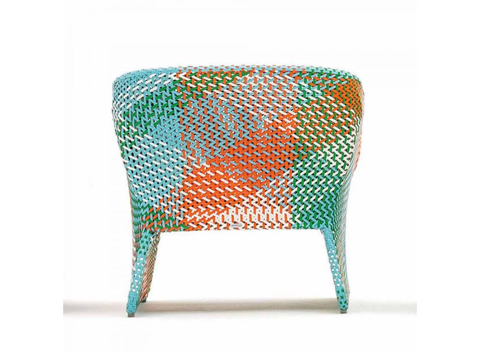 Gepolsterter Outdoor Lounge Sessel aus Kunstfaser - Maat von Varaschin Viadurini