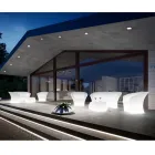 Beleuchteter Outdoor-Sessel aus Polyethylen mit LED-Licht, hergestellt in Italien – Conda Viadurini