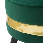 Farbiger Mini-Sessel in modernem Design aus Holz und Stoff - Koah Viadurini